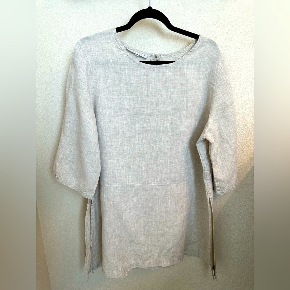 Bryn Walker Large natural linen tunic. Excellent pre-owned condition.